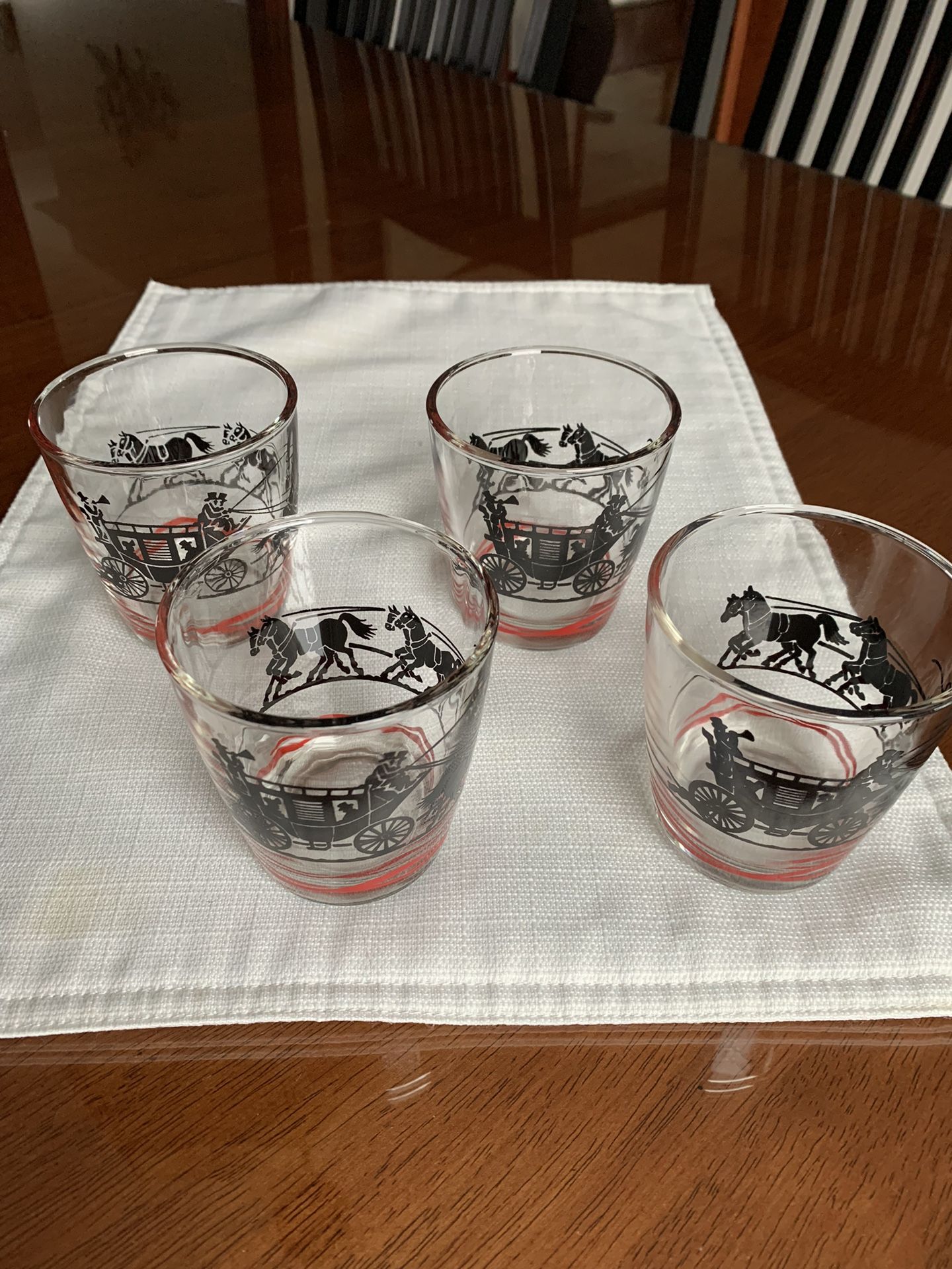 Vintage Sour Cream Glasses