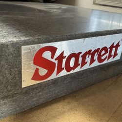 Starrett Granite Precision Surface Plate 