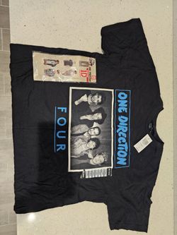 One Direction XL Shirt With Free Stickers 