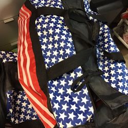 Taekwondo Martial Arts Duffel Sports Bag American Flag Stars And Stripes 