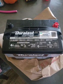 Brand new duralast platinum battery