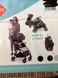 3D Quick close Stroller New