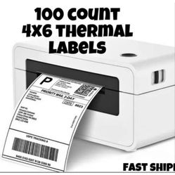 4x6 Shipping Labels Fanfold 100 Count High Quality