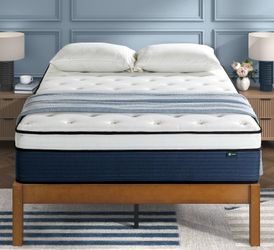 NEW Memory Foam King Mattress 14” Inches, Plush Hybrid KING Mattress W/ Cooling Comfort !