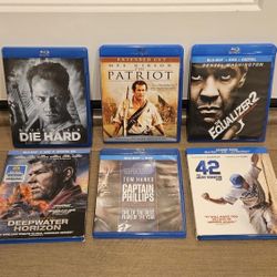 6 Movie On Bluray - $20 For All 