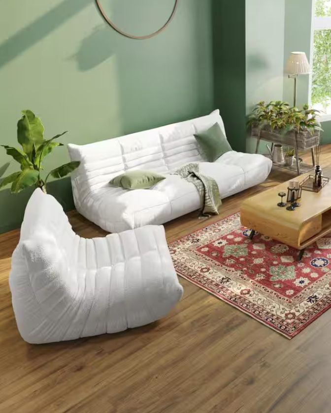 New Fimdoc Togo Sofa And Chair Set