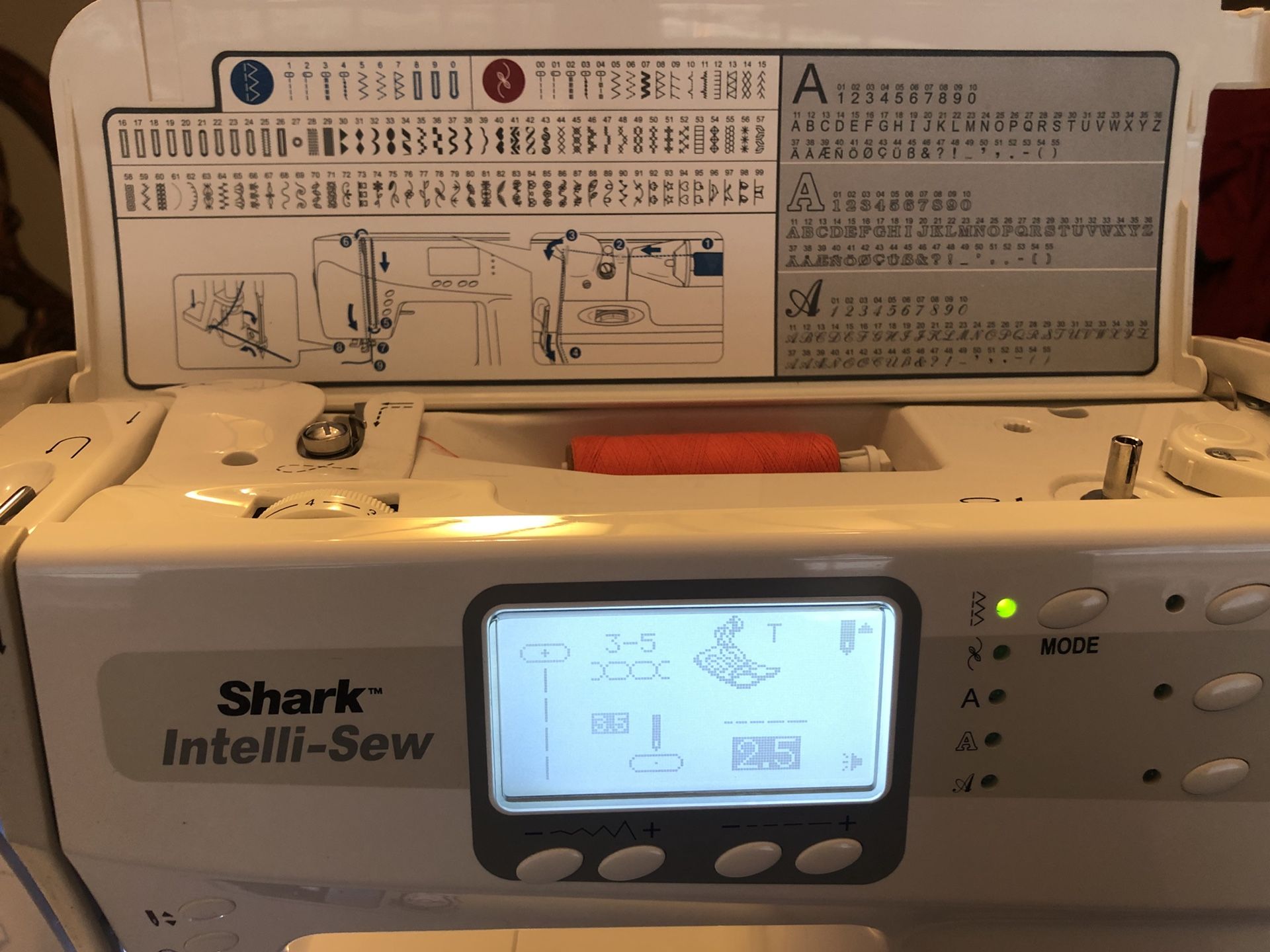 Euro Pro shark Intelli-Sew 9110 sewing machine