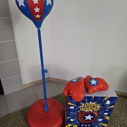 Punching Bag for Kids Ages 3-8 Yrs | Kids Punching Bag with Boxing Gloves |