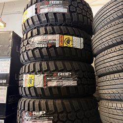 33x12.50r20 RBP tires nuevas con 50,000 millas de garantía las 4