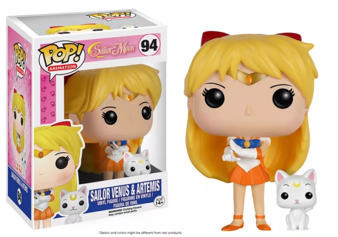 Funko Pop! Vinyl: Sailor Moon - Sailor Moon - Venus w/ Artemis #94 *NOT MINT*