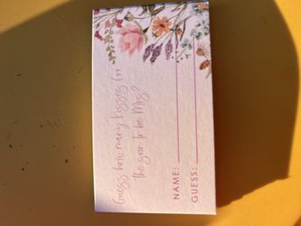 Bridal Shower Items
