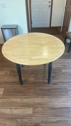 Round Wooden Table