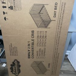 Brand New First Essentials Crib And Mattress 