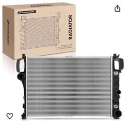 A-Premium Engine Coolant Radiator Assembly with Transmission Oil Cooler Compatible with Mercedes-Benz C216 CL550 2007-2010, CL600 2007-2010, CL63 AMG,