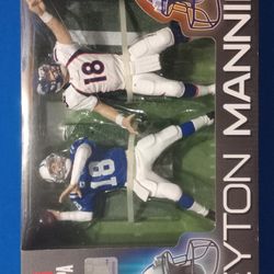 PEYTON MANNING MCFARLANE FIGURE 2-PACK INDIANAPOLIS COLTS DENVER BRONCOS