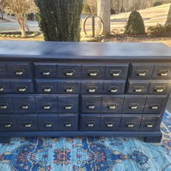 Faux Apothecary Cabinet Solid Cherry 