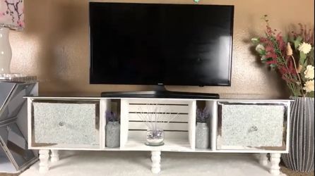 Custom made Glam tv stand
