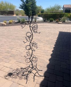 Iron wine rack