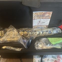 SLADE Saxophone Eb Alto for Beginner Students - Blue