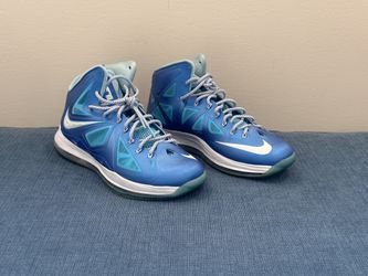 Nike LeBron 10 X Blue Diamond Size 11