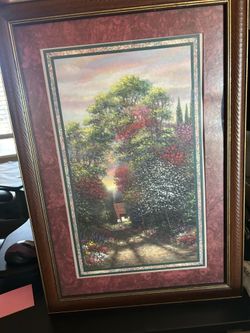 Home Interiors & Gifts Framed Landscape Art Print