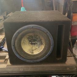 Almani 10” Inch Subwoofer With Ported Box And Amp