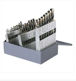 Heavy-Duty Black and Gold Mechanics Length Drill Set (29-Piece)