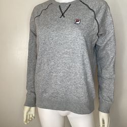 Fila Men's Heather Gray Crewneck Sweater Size M Unisex