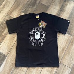 BAPE Chrome Hearts Black & White Tee - Medium