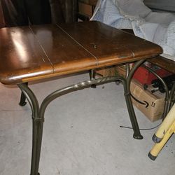 Polished Wooden Table Set