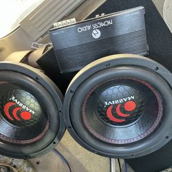 Massive 10” Subwoofers 