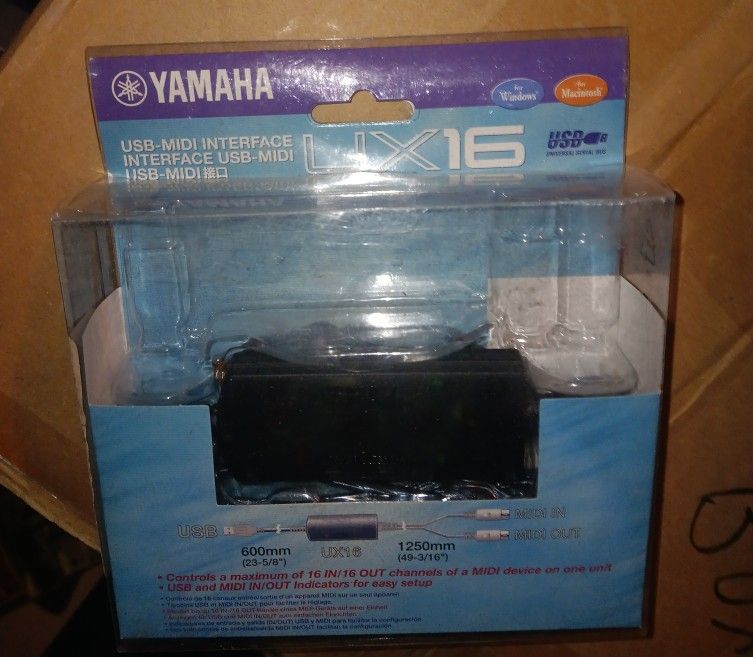 Yamaha USB-MIDI Interface UX16