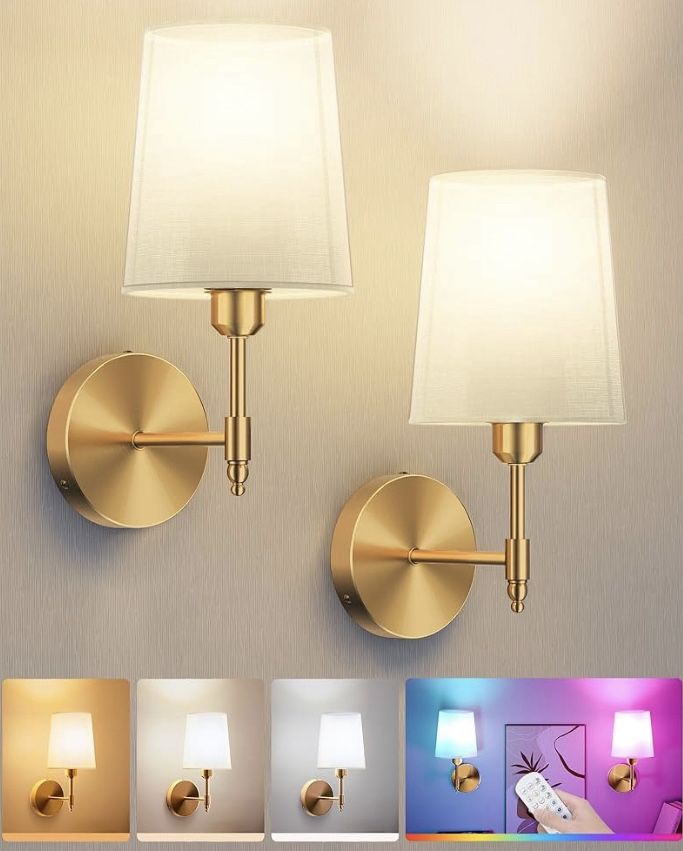 Rechargeable Wall Sconces Set Of 2
