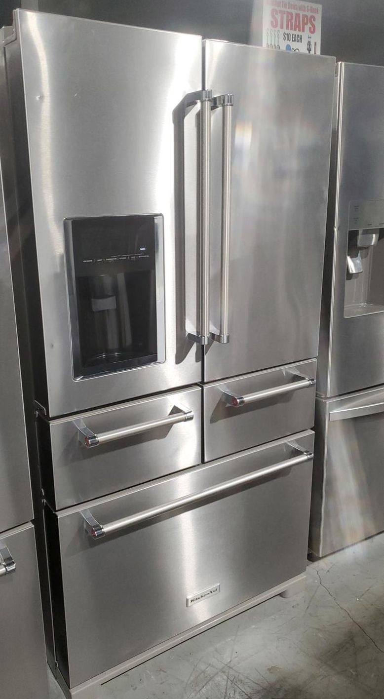 KitchenAid 4 Door Stainless Steel Refrigerator