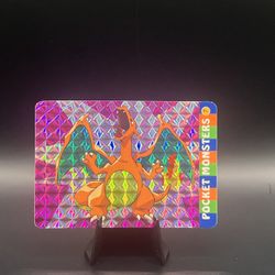 Ultra Rare 1999 Charizard Pokemon Pocket Monsters Vending Prism
