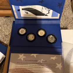 50th Anniversary Kennedy Half Dollar Silver Coin Set