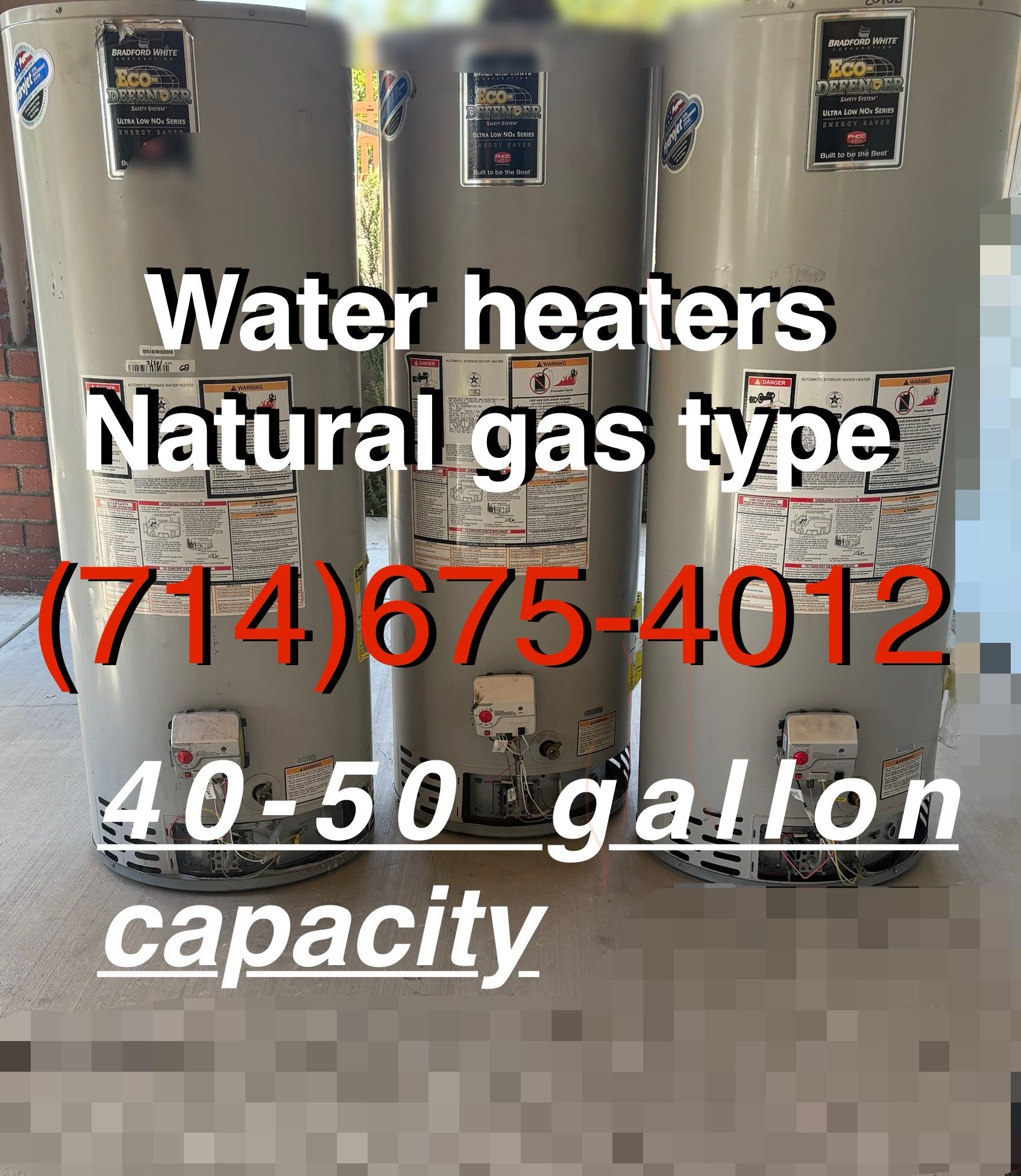 Water Heaters / Calentadores