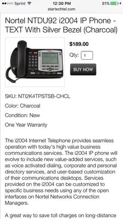 Nortel Networks Ip Phone 2004