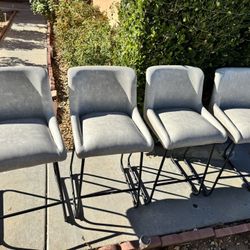 Set Of 4, Counter Height Stools