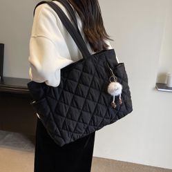 Unisex Puffer Tote Bag