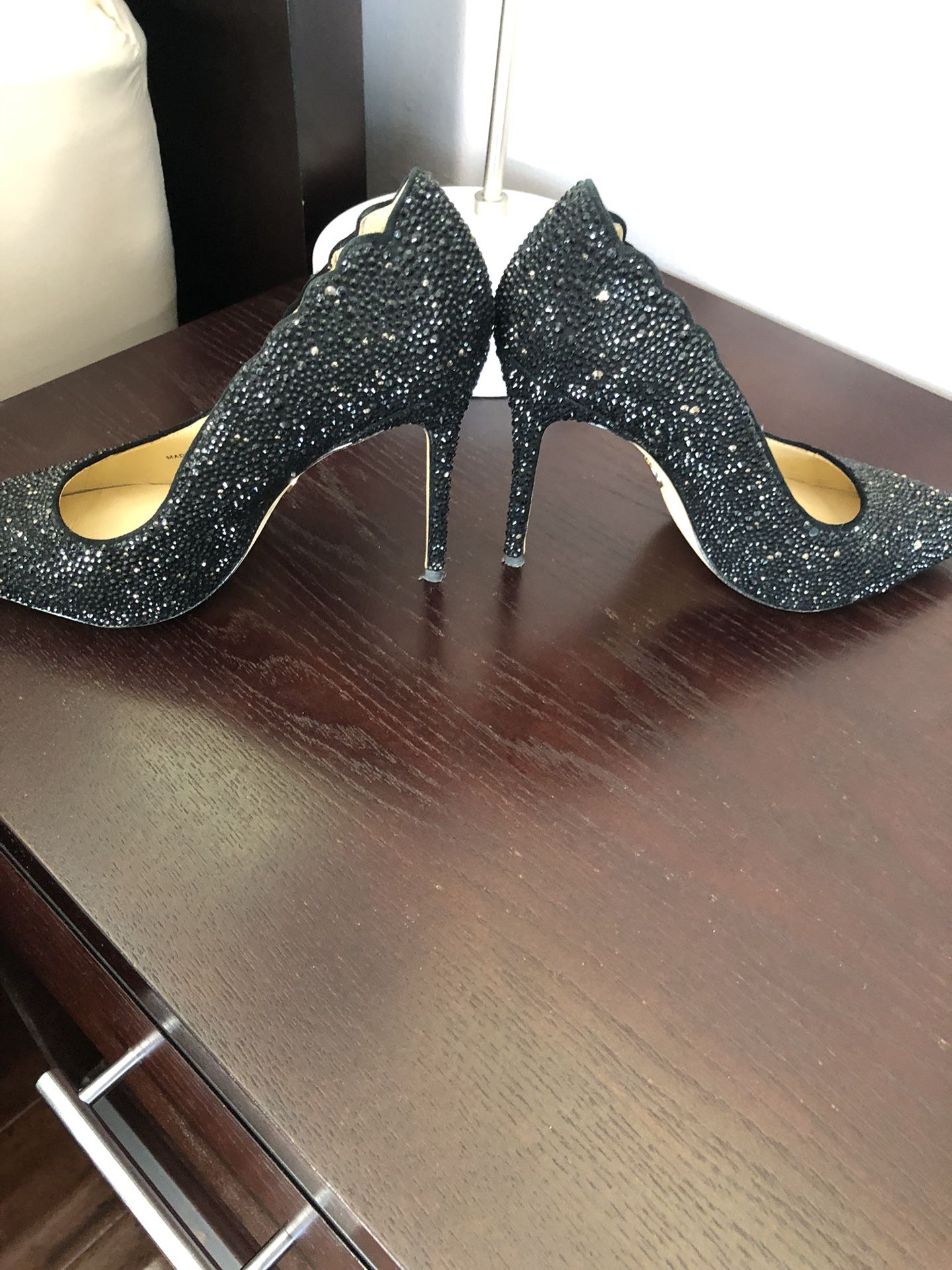 Judith Lieber Glitter Pumps Size 7