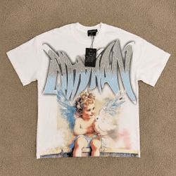 Mixed Emotions Angel Baby Tee White