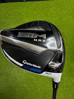 TaylorMade SIM MAX 9° Driver – SR (Stiff/Regular) Flex + Headcover