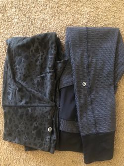 Lululemon leggings 2 pairs