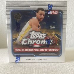 NBA 24-25 Sealed Topps Chrome 