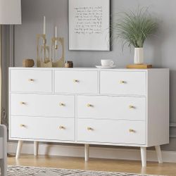 white dresser