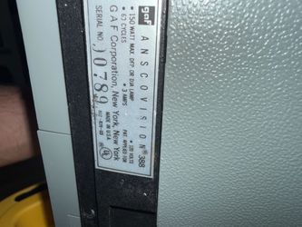 Old fashioned projector