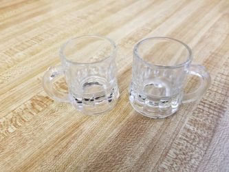 Federal Glass Ohio Min Beer Mugs x 2