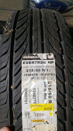 215/60R17 General Evertrek