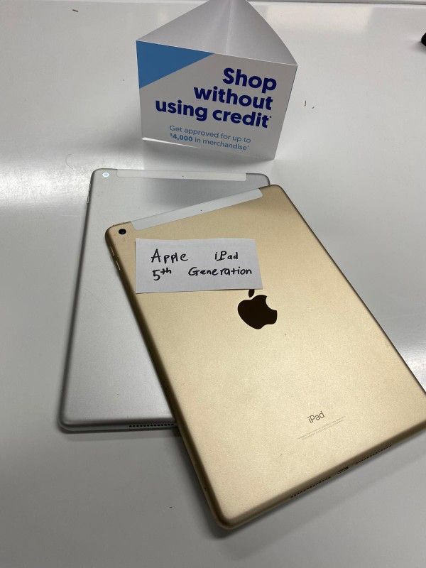 Apple IPad 5th Gen Tablet PAYMENTS AVAILABLE ONLY $25 DOWN NO CREDIT NEEDED